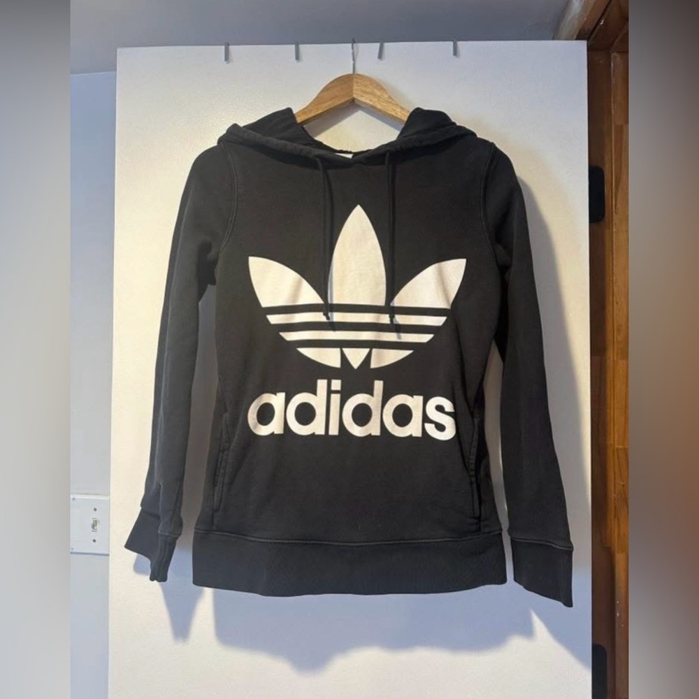 Adidas Trefoil Black Hoodie
